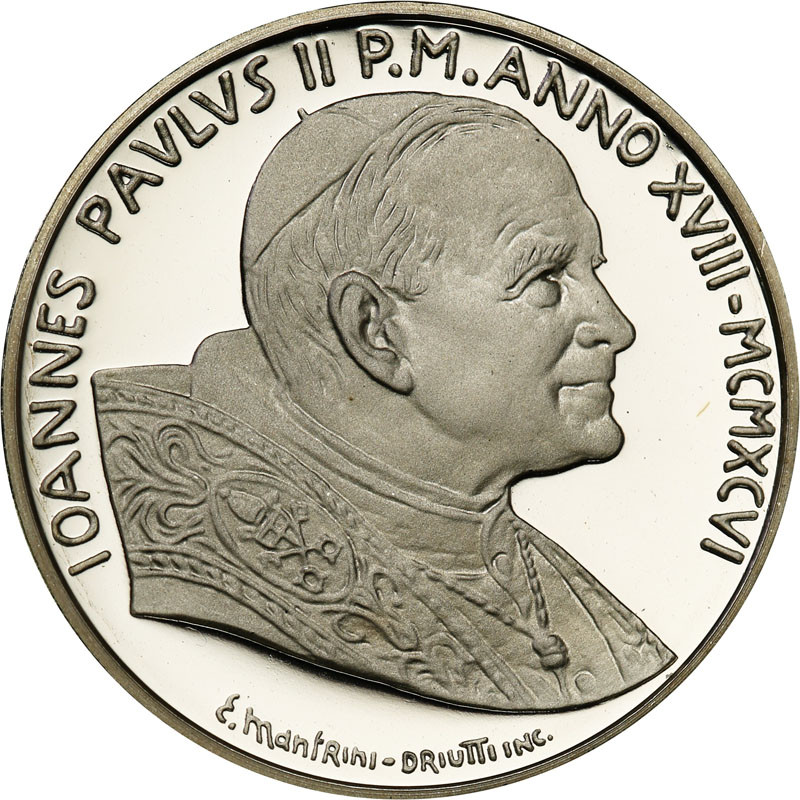 Watykan. 500 Lire 1996 - Jan Paweł II
